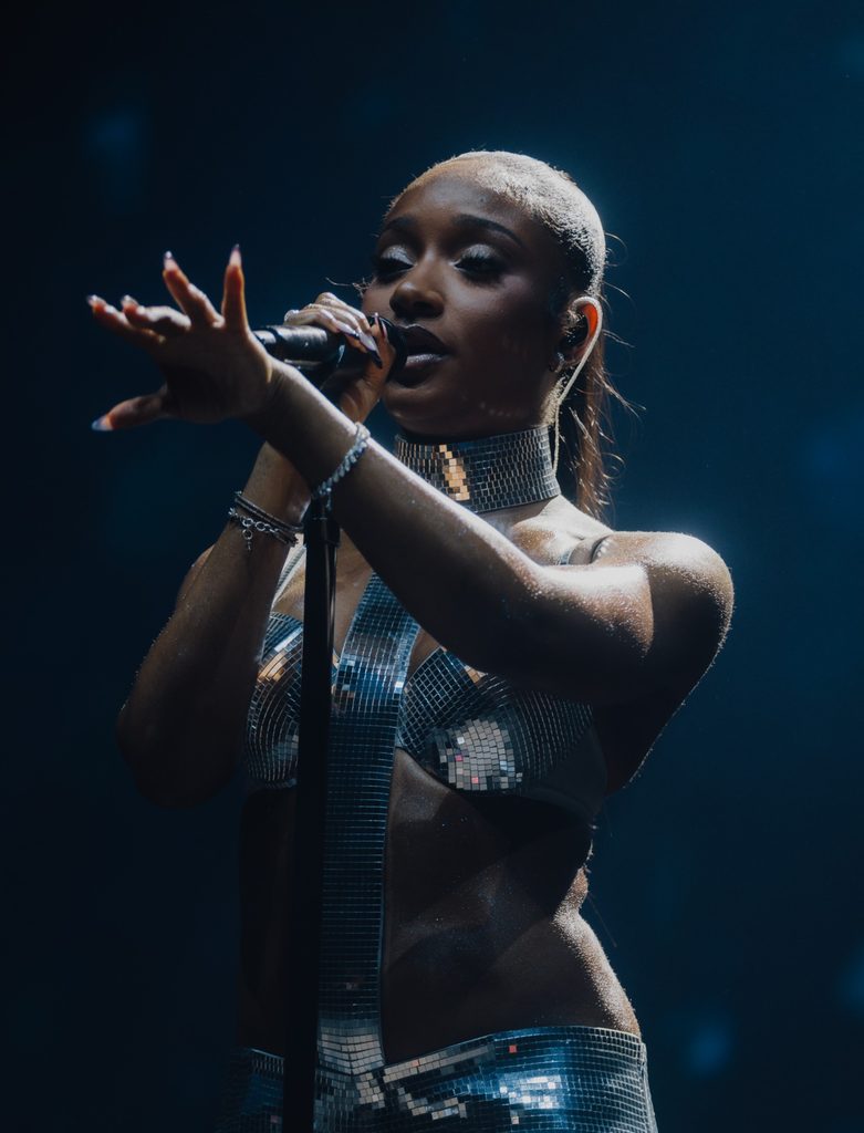 Ayra Starr performing at All Points East 2026
