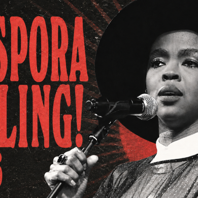 Ms. Lauryn Hill featured in artwork for Diaspora Calling 2026