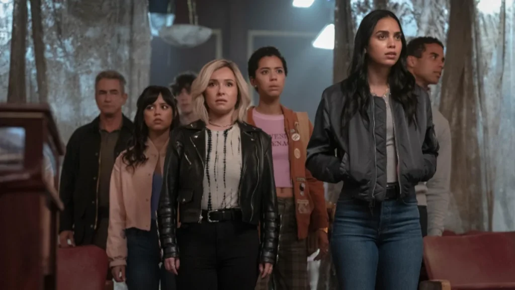 Group shot still from Scream 6 Move