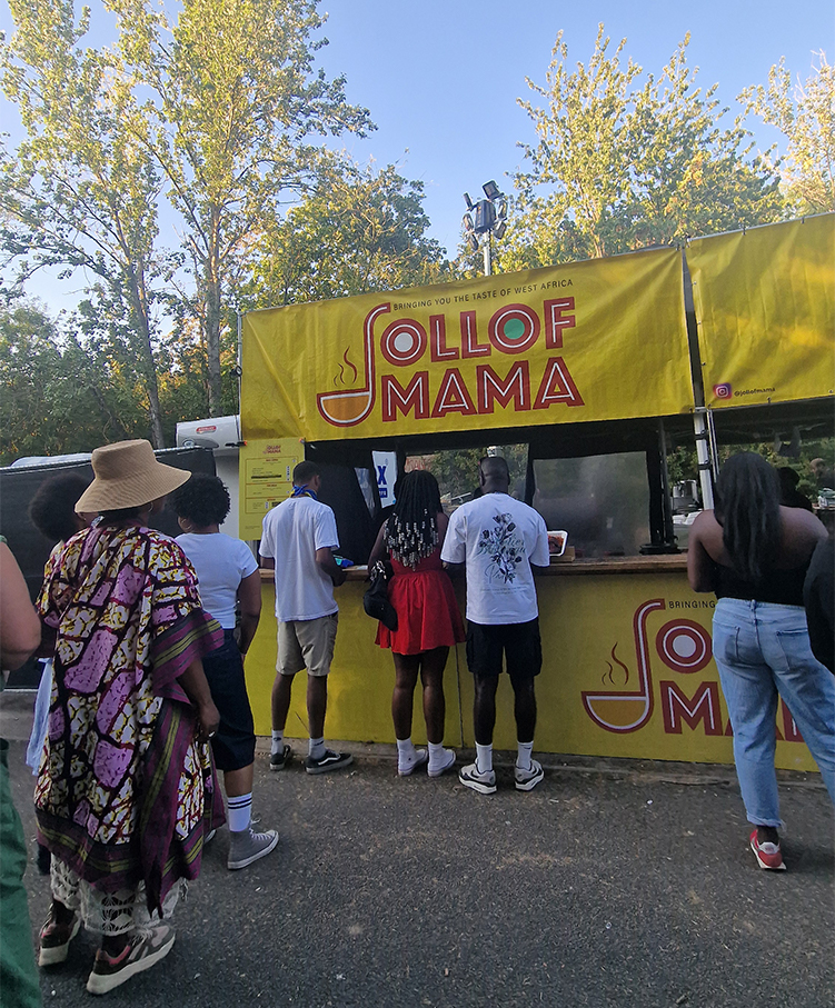 West African Jollof Rice Vendor at Diaspora Calling Festival 2026