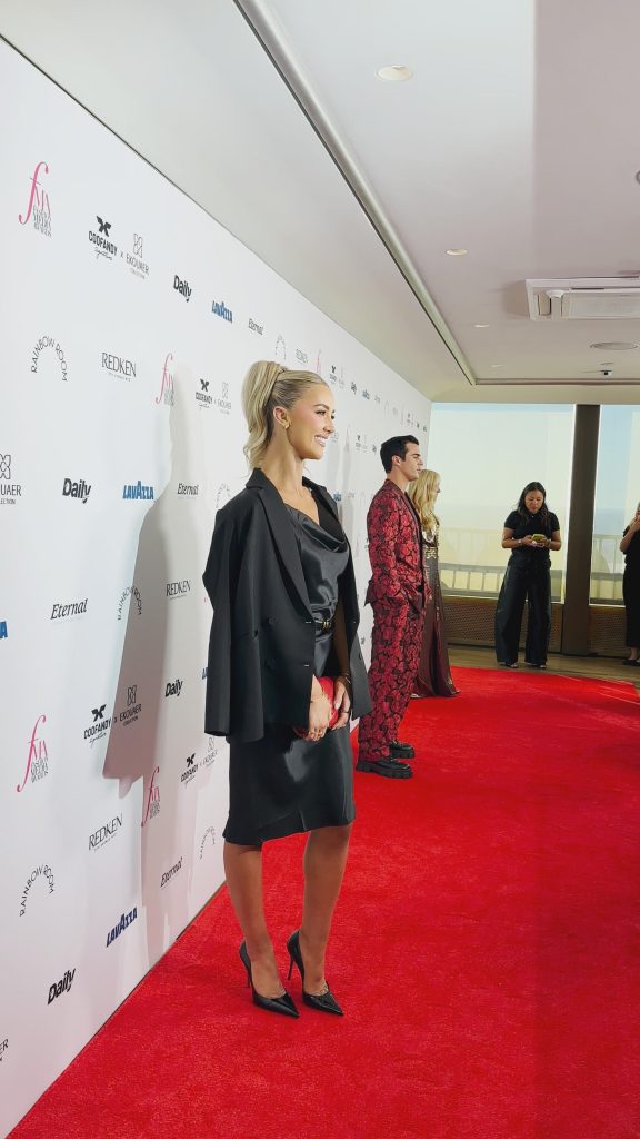 Faith Ward at the 2026 Fashion Media Awards during NYFW