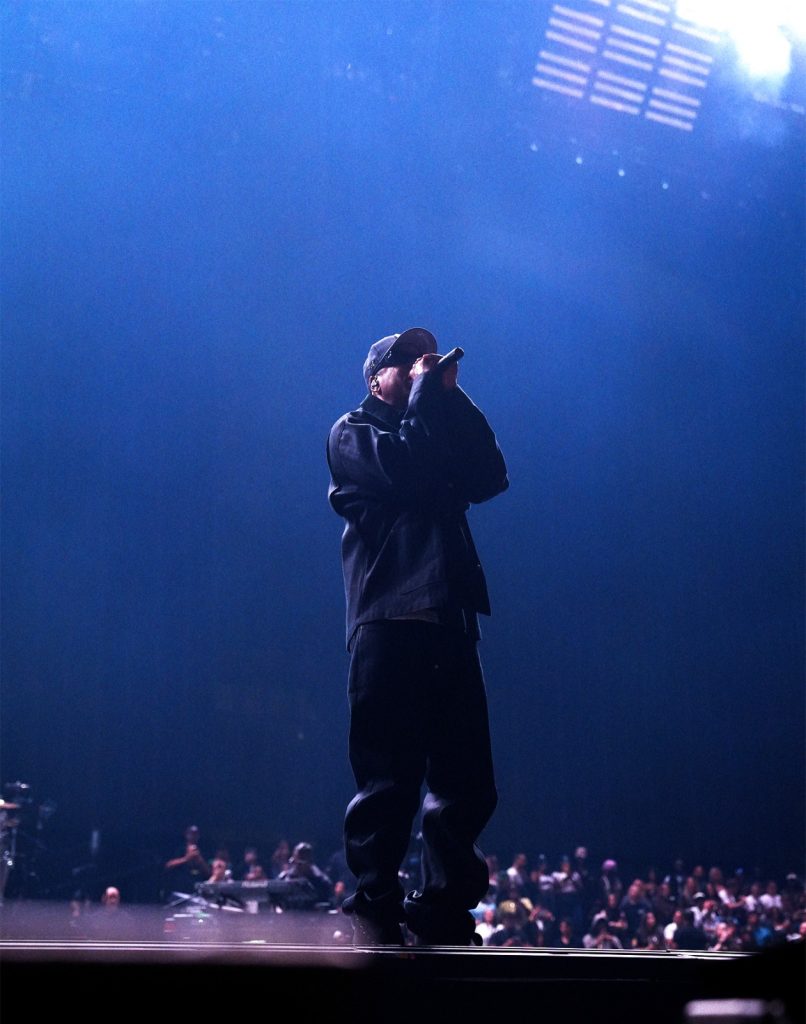 JAY-Z performing live during JAY-Z 30 at Tottenham Hotspur Stadium in London