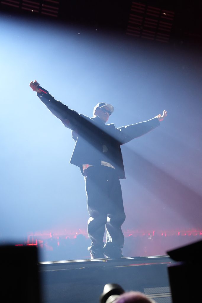 JAY-Z performing during JAY-Z 30 London at Tottenham Hotspur Stadium