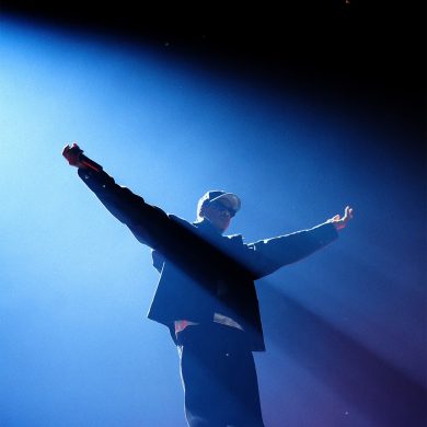 JAY-Z performing during JAY-Z 30 London at Tottenham Hotspur Stadium