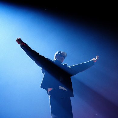 JAY-Z performing during JAY-Z 30 London at Tottenham Hotspur Stadium