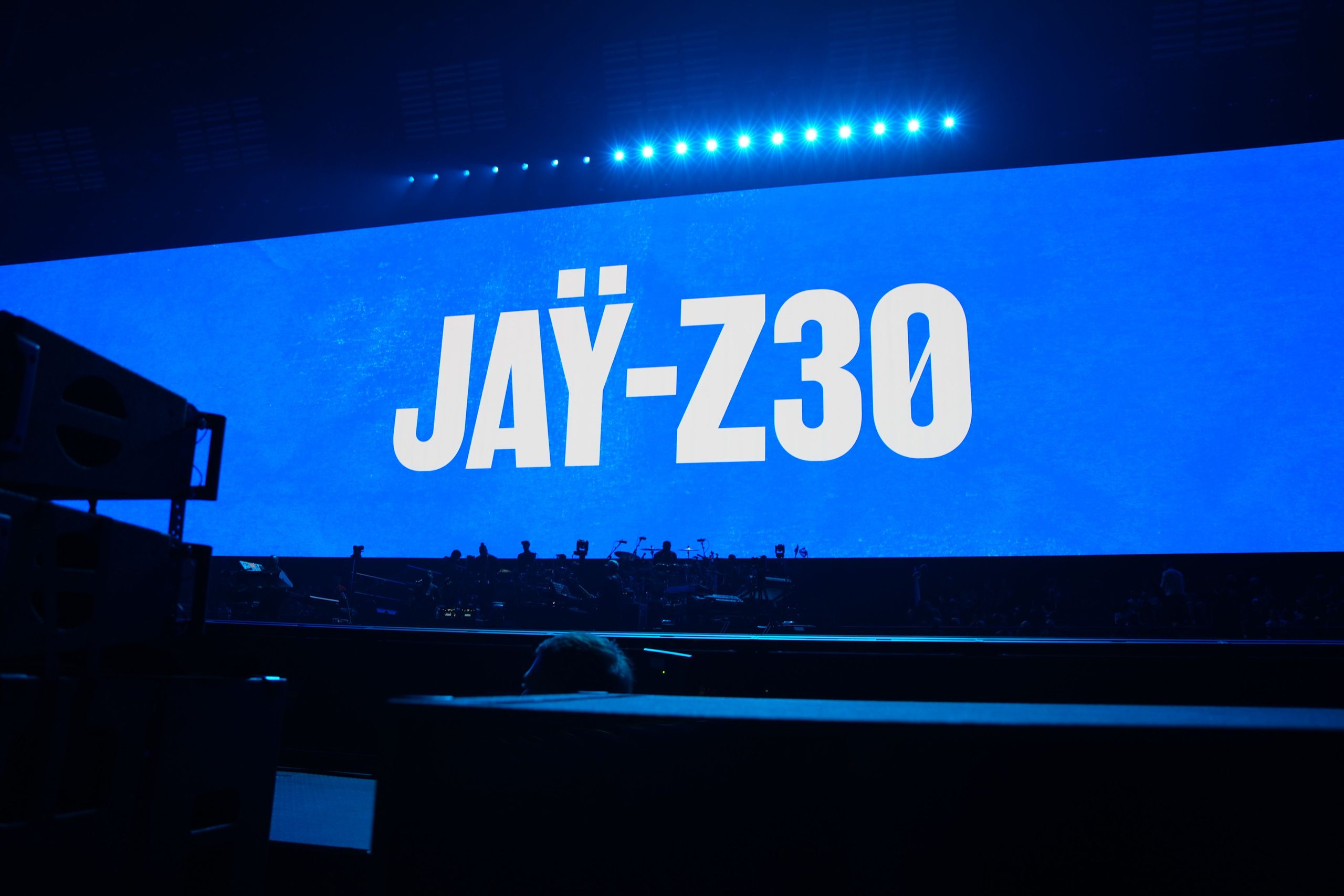 JAY-Z 30 stage screen at Tottenham Hotspur Stadium during the London anniversary concert