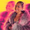 Jordyn Woods at the 2026 Fashion Media Awards in a grey fur look
