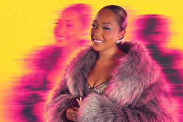 Jordyn Woods at the 2026 Fashion Media Awards in a grey fur look