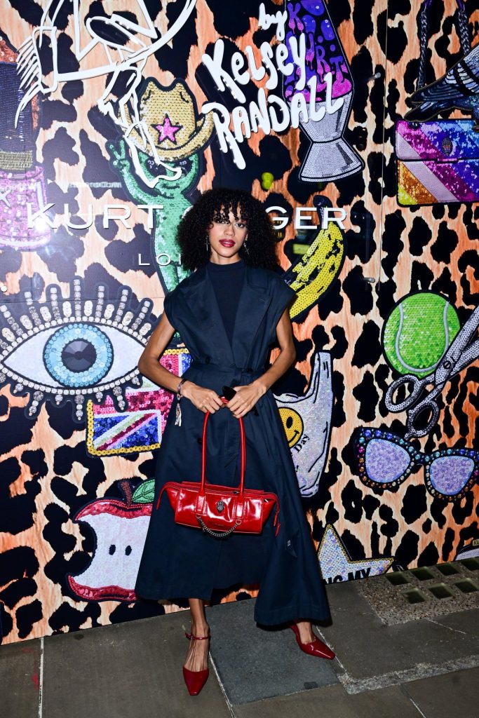 Paris Smith attends the Kurt Geiger x Kelsey Randall London Fashion Week launch event